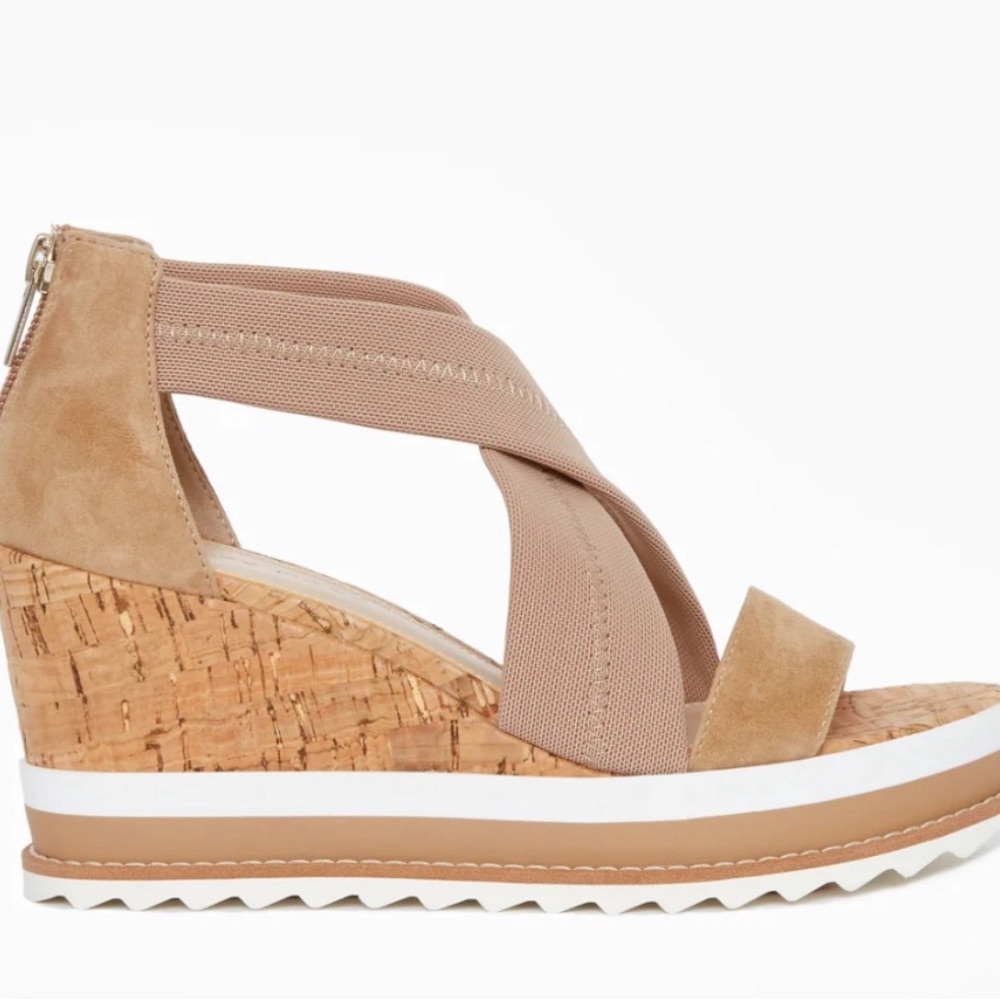 PELLE MODA MEDINA WEDGE - LATTE - Picture 2 of 4